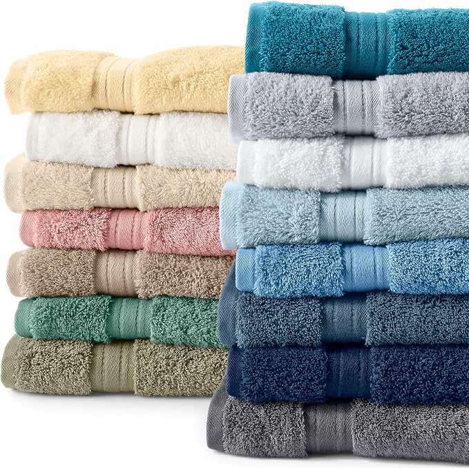 Lands' End Supima Towel White Bath- Hand Towel - Image 3