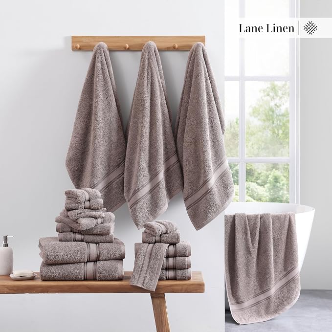 LANE LINEN Luxury Bath Towel Set - Image 5