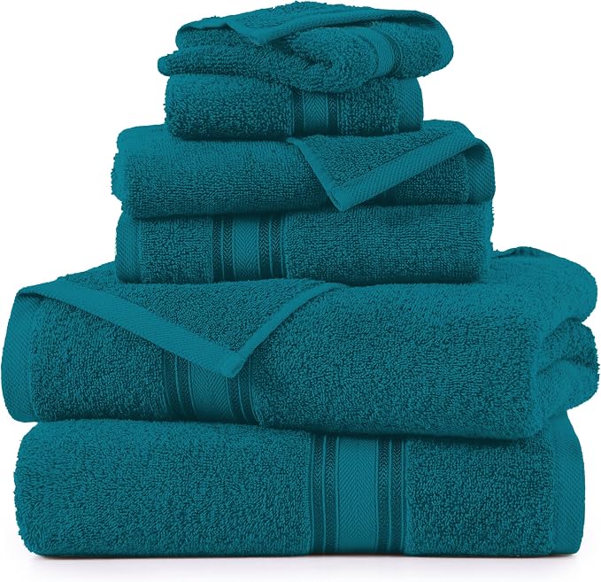 LANE LINEN Luxury 6-Piece Bath Towel Set - Image 2