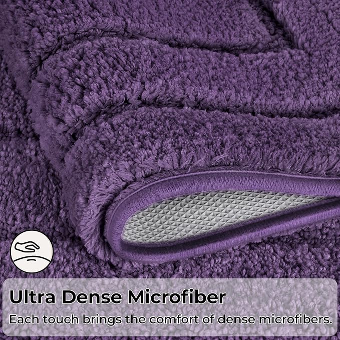 GRANNY SAYS Bathroom Rugs Sets 3 Piece, Soft Absorbent Microfiber Bath Mats - Image 9