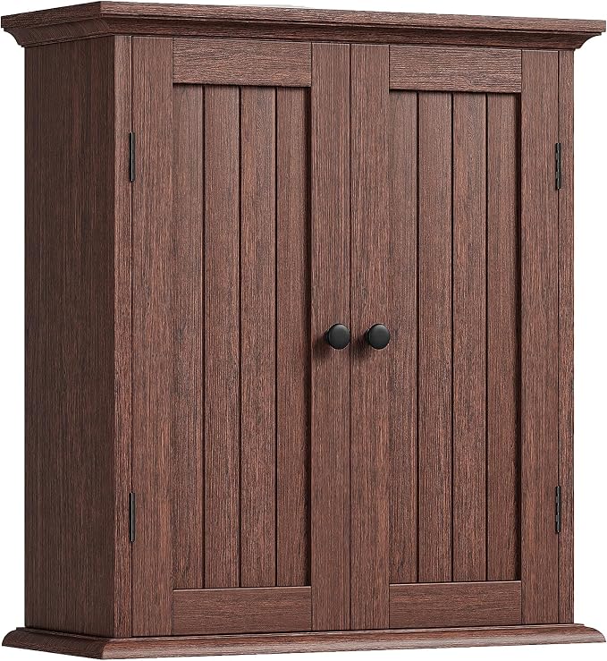 ChooChoo Bathroom Wall Cabinet, Over The Toilet Space Saver Storage Cabinet by ChooChoo