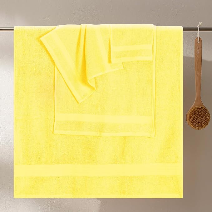 GLAMBURG Ultra Soft 8-Piece Towel Set - Image 3
