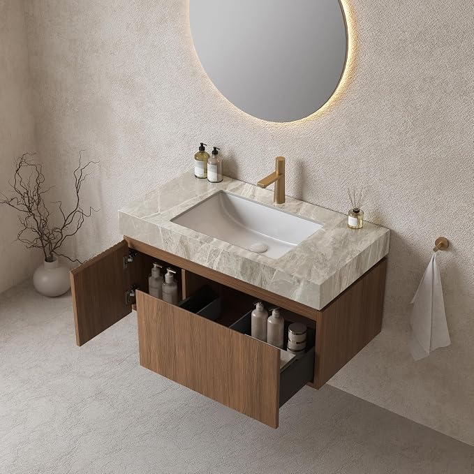 Ambrovina 36" Floating Bathroom Vanity - Image 7