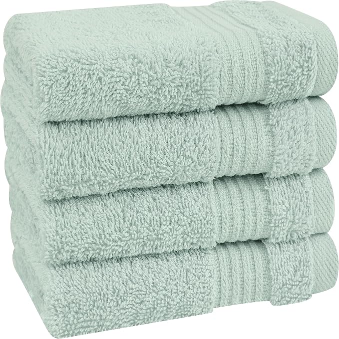 Cotton Paradise 100% Cotton Turkish Washcloth Set - Image 4