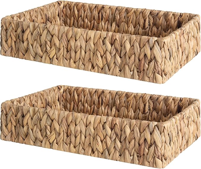 StorageWorks Large Water Hyacinth Tray by StorageWorks