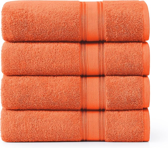 Lane Linen 100% Cotton 4 Pack Bath Towels by LaneLinen
