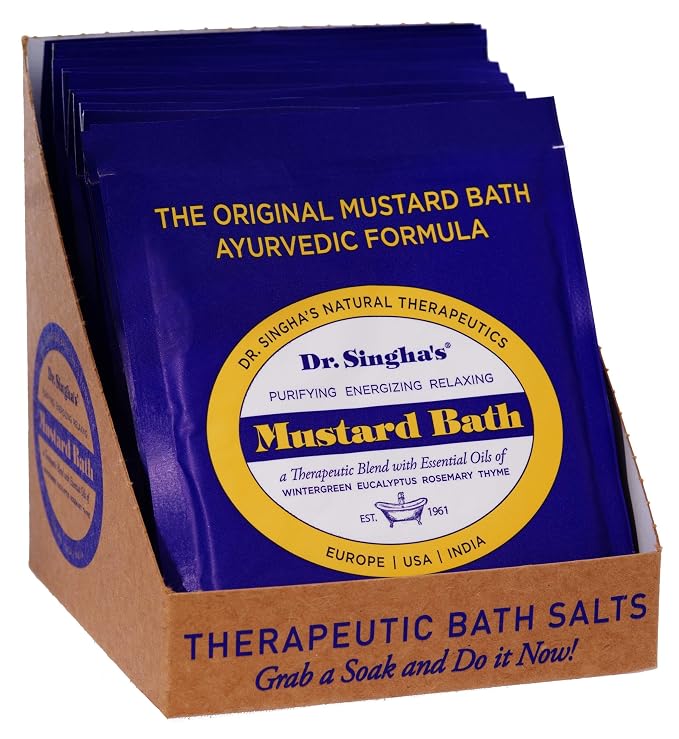 Dr. Singha's Mustard Bath, Therapeutic Bath Salts) by DrSinghas