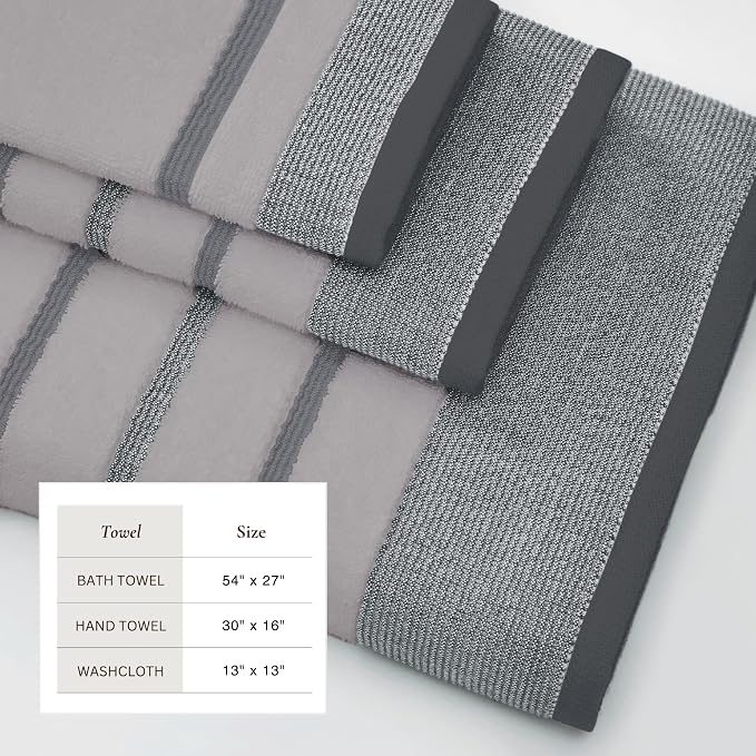 Great Bay Home Decorative Bath Towel Set - Image 5