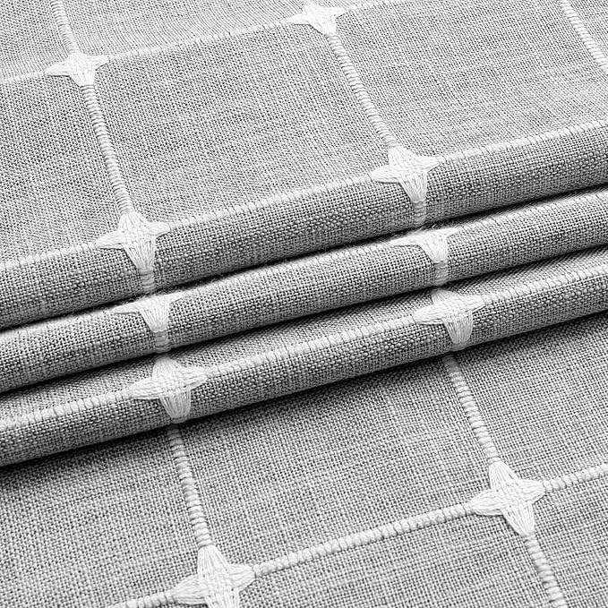 MitoVilla Boho Farmhouse Shower Curtain Set 72 x 78, Tan Brown 78 inch Long - Image 3