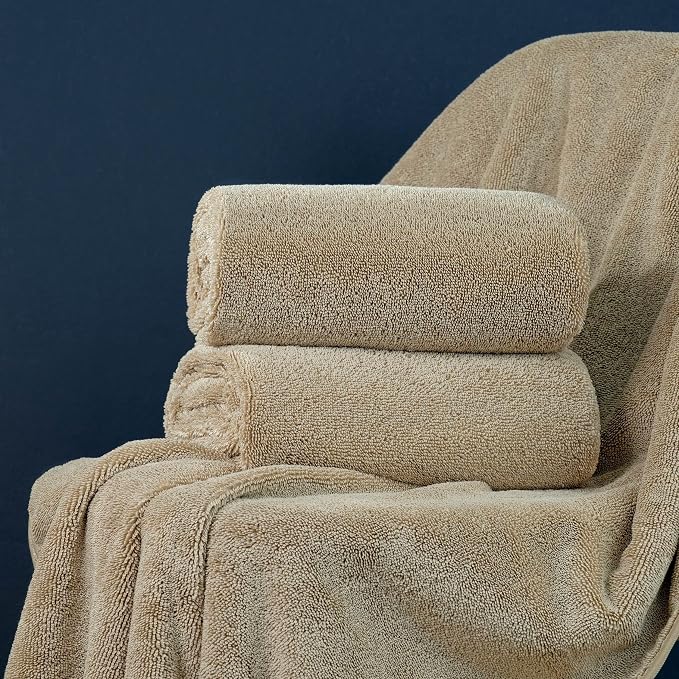 POLYTE Ring Spun Microfiber Oversize Quick Dry Lint Free Bath Towel, 60 x 30 in - Image 7