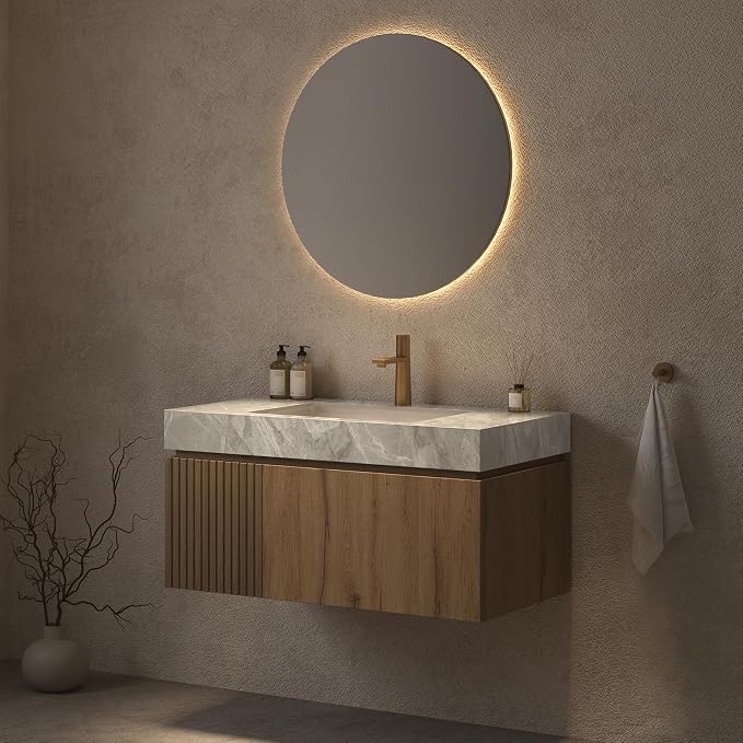 Ambrovina 36" Floating Bathroom Vanity - Image 7
