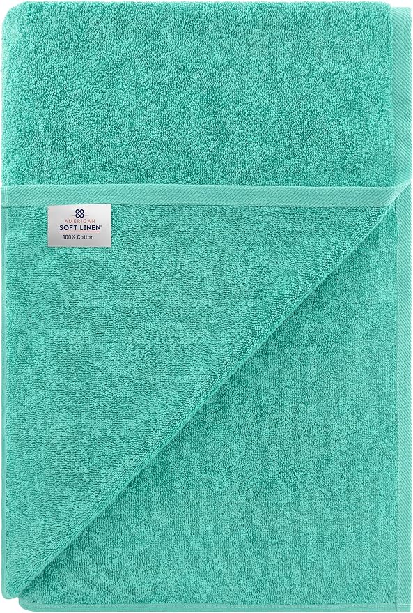American Soft Linen Oversized Bath Sheet 40x80 Extra Large - Image 6