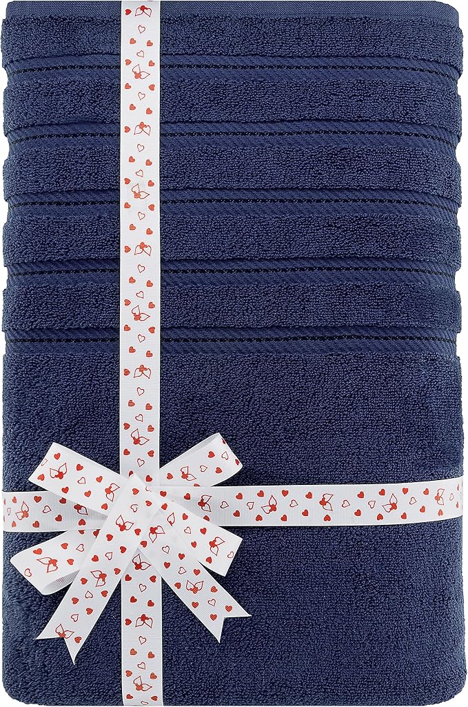 American Soft Linen 35x70 Jumbo Large Bath Towels, 600 GSM 100% Cotton Turkish - Image 4