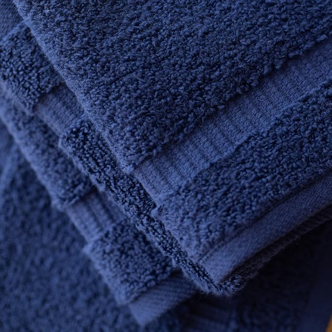 SALBAKOS 100% Turkish Cotton Washcloth Set of 12 13x13 inch | Heirloom Quality - Image 4