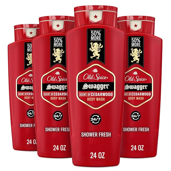 Old Spice Refreshing Body Wash for Men, 3X Defense, 24/7 Shower Fresh by OldSpice