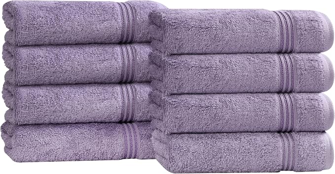 Superior Egyptian Cotton 8-Piece Hand Towel Set, Towel Basics by SUPERIOR