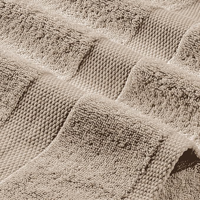 White Classic Taupe Hand Towels - Image 8