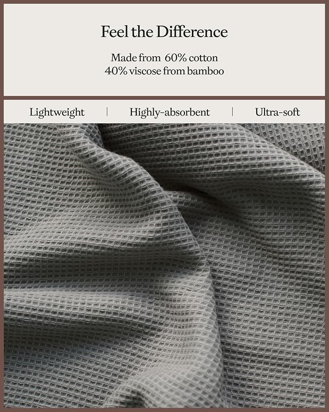 Cozy Earth Waffle Washcloths - Image 4