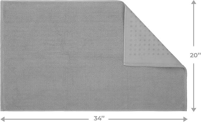 Cotton Paradise 100% Cotton Non Slip Bath Mats - Image 3