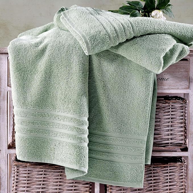 Hawmam Linen Jumbo Large Bath Sheets Towels 2 Pack Soft and Absorbent - Image 4