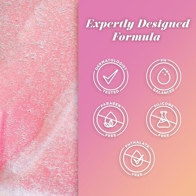 Caress Body Wash for Women, Daily Silk White Peach & Orange Blossom, Shower Gel - Image 4