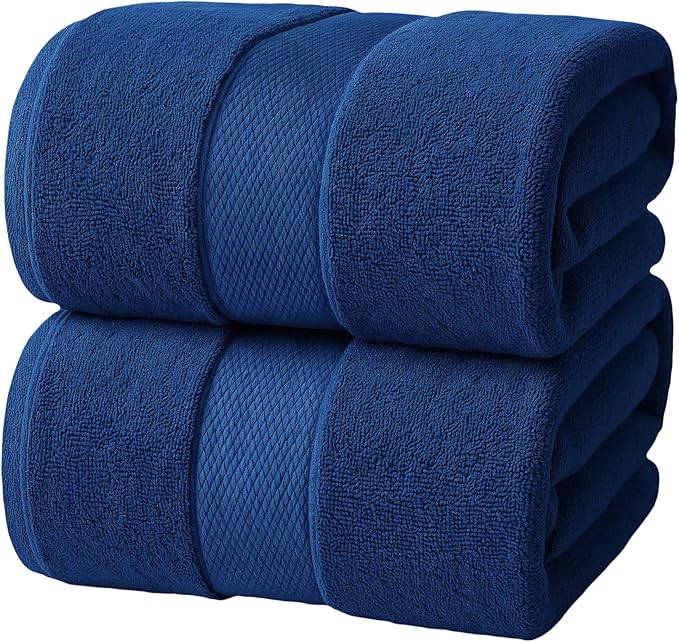 Infinitee Xclusives– Luxury Bath Sheets Towels – 2 Pack 600 GSM– 100% Ring Spun by InfiniteeXclusives
