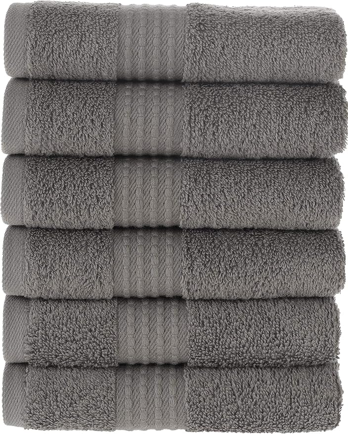 MAURA Basics Turkish Cotton Washcloth Towel Set High Performance Bathroom - Image 7