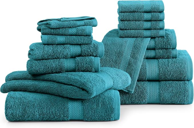 LANE LINEN 100% Cotton Luxury Bath Towel Set - Image 2