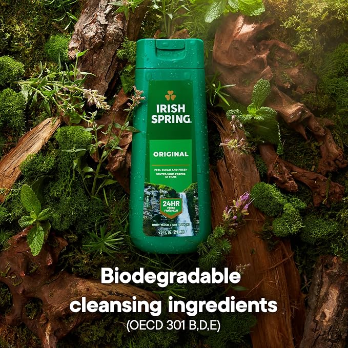 Irish Spring Original Clean Body Wash, 20 Oz, 2 Pack - Image 7