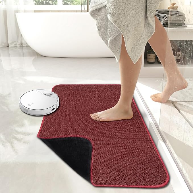 Christmas Bath Mat, Ultra Thin Bathroom Rugs, Bath Mats - Image 2