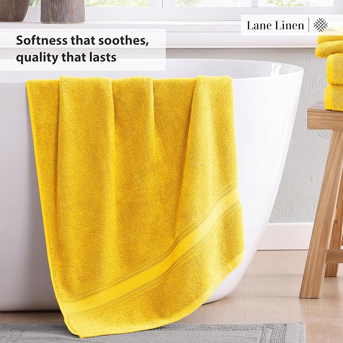 LANE LINEN Luxury 6-Piece Bath Towel Set - Image 4