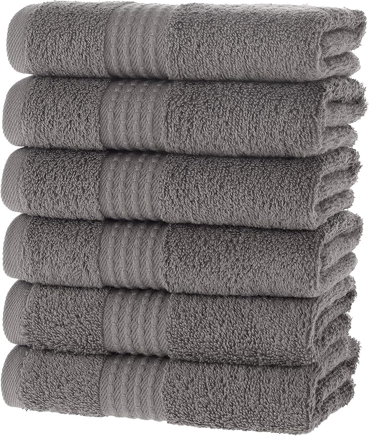 MAURA Basics Turkish Cotton Washcloth Towel Set High Performance Bathroom - Image 8