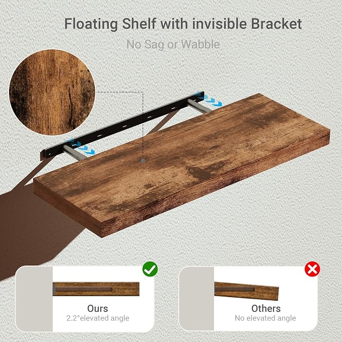 Vivelove Bathroom Floating Shelves - Image 4