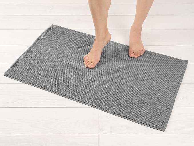 American Soft Linen Bath Rug, 20 in 34 in 100% Cotton Bath Mats Rugs by AmericanSoftLinen