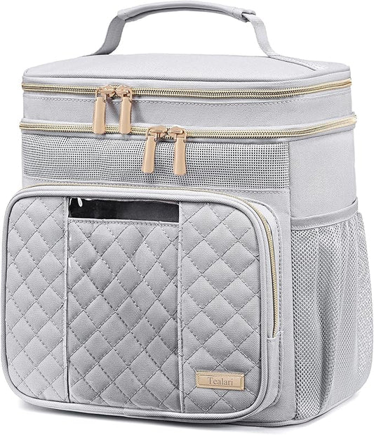 Large Toiletry Bag for Women Men, Bathroom Bag, Water Resistant Shower Bag by Tealari