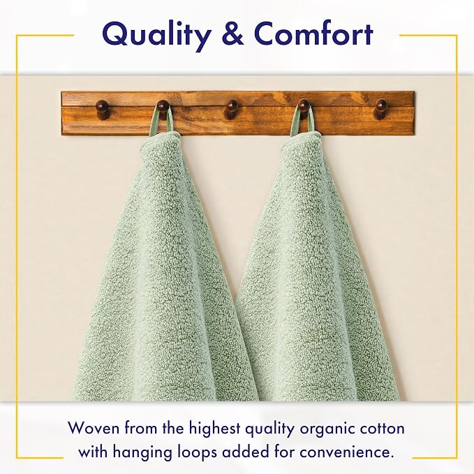 100% Organic Zero-Twist Cotton Towels - Image 4
