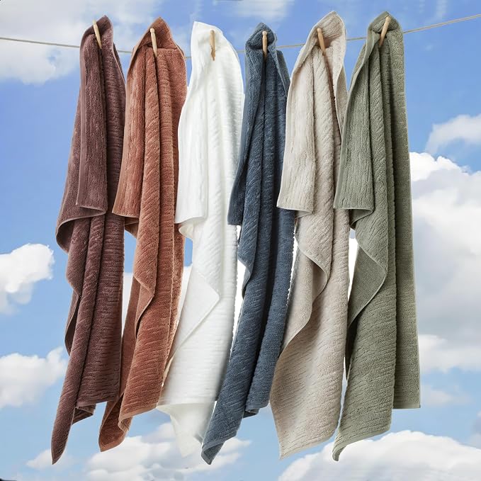 SKL Home CloudSoft Cotton Luxury Bath Towel, Soft Plum - Image 8