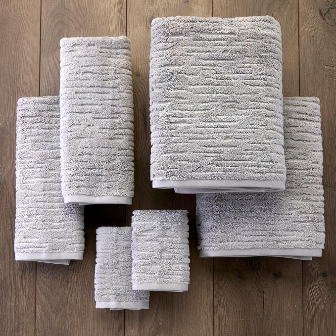 SKL Home CloudSoft Cotton Luxury 6 Pc Towel Set - Image 2