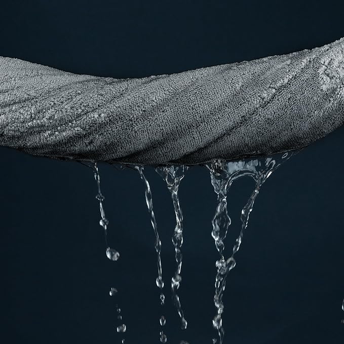 POLYTE Ring Spun Microfiber Oversize Quick Dry Lint Free Bath Towel, 60 x 30 in - Image 6