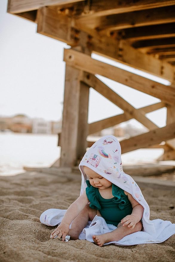 Copper Pearl Hooded Bath Towels Premium Knit/Terry Cloth Baby Towels - Image 6