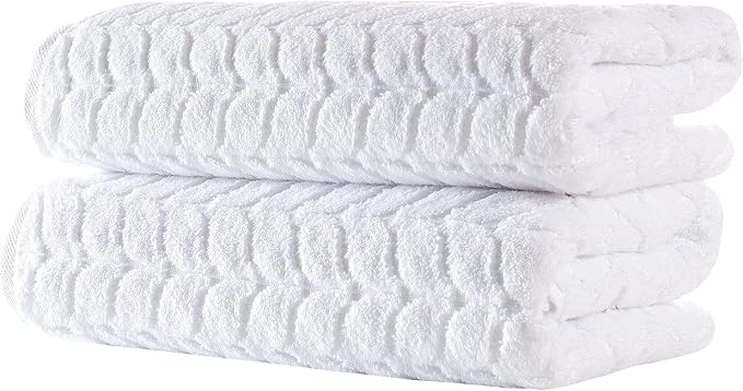 BAGNO MILANO Turkish Bath Towels, Soft Plush Jacquard Luxury Bath Towels by BagnoMilanoLuxurySoftness