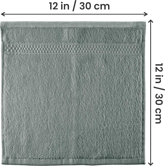 Utopia Towels 12 Pack Premium Wash Cloths Set, 12 by 12 Inches, 100% Cotton - Image 2