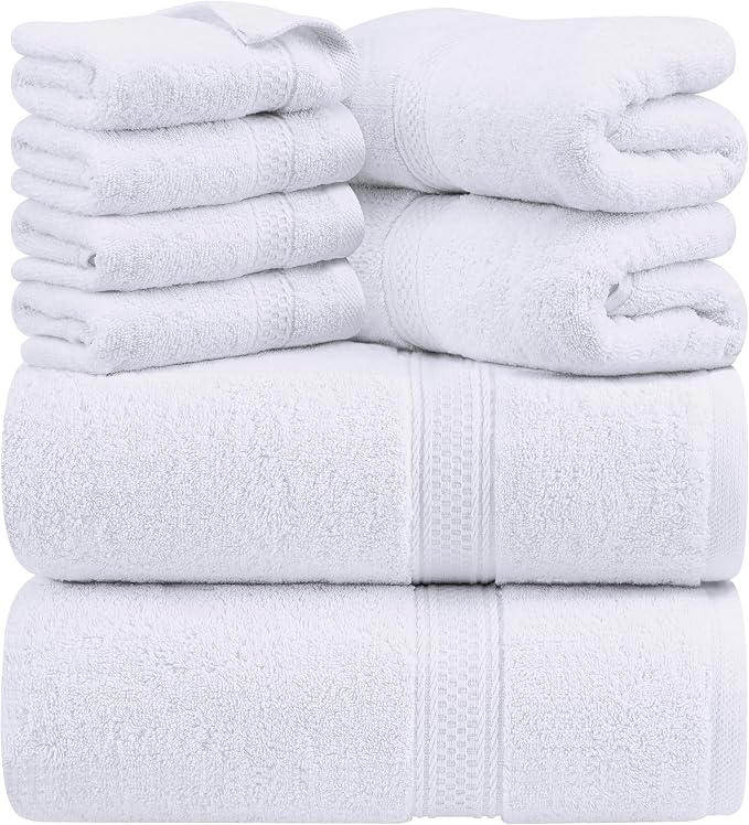 Utopia Towels Set, 16 Bath Towels, 16 Hand Towels, and 32 Washcloths, 600 GSM by UTOPIATOWELS