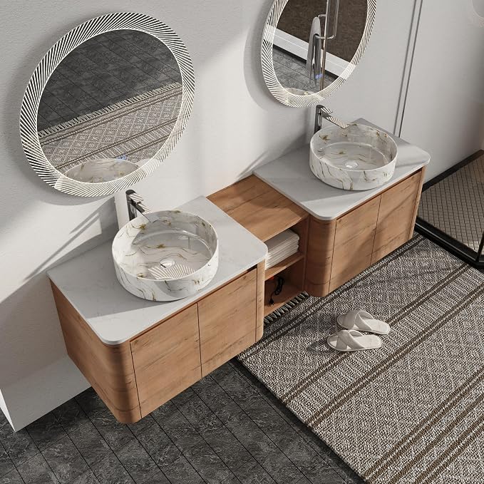 Malwee 72" Floating Bathroom Vanity by Malwee-SweetStar