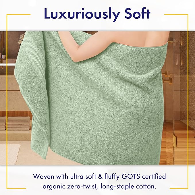 100% Organic Zero-Twist Cotton Towels - Image 2