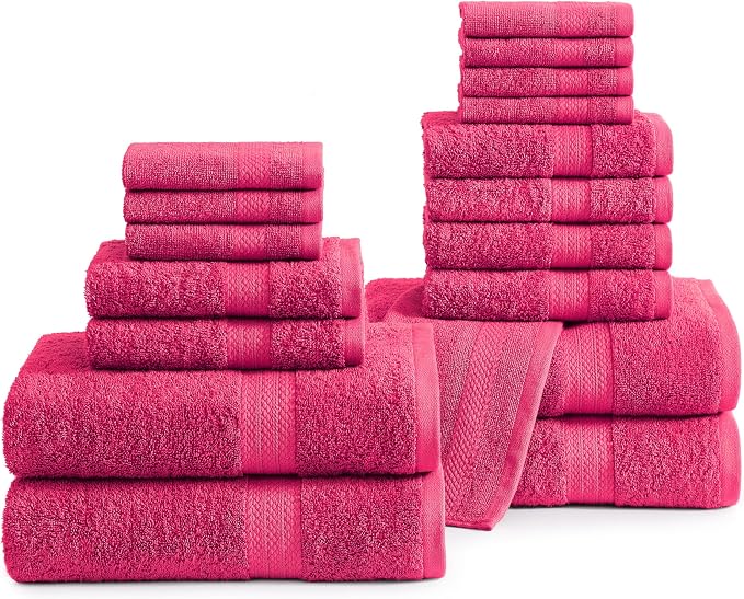 LANE LINEN 100% Ring Spun Cotton Luxury Bath Towel Set by LaneLinen