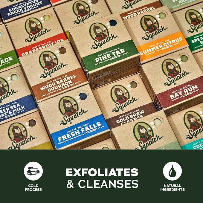 Dr. Squatch Natural Bar Soap for Men Variety Gift Set - Image 2