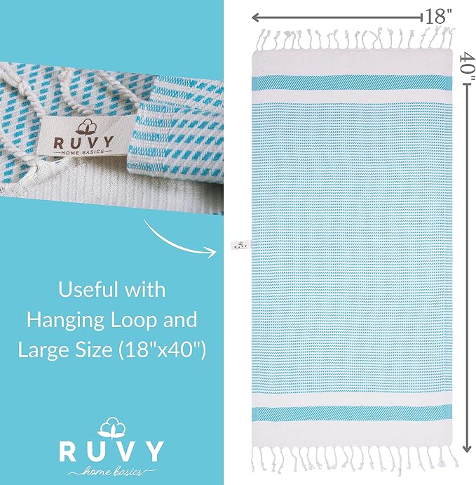 Ruvy Home Basics Turkish Hand Towels - Image 3