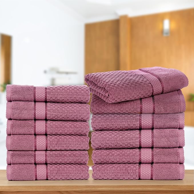 Ample Decor 100% Cotton Hand Towel - Image 2