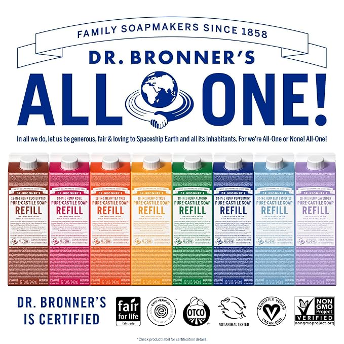 Dr. Bronner's Pure-Castile Liquid Soap Refill - Image 6